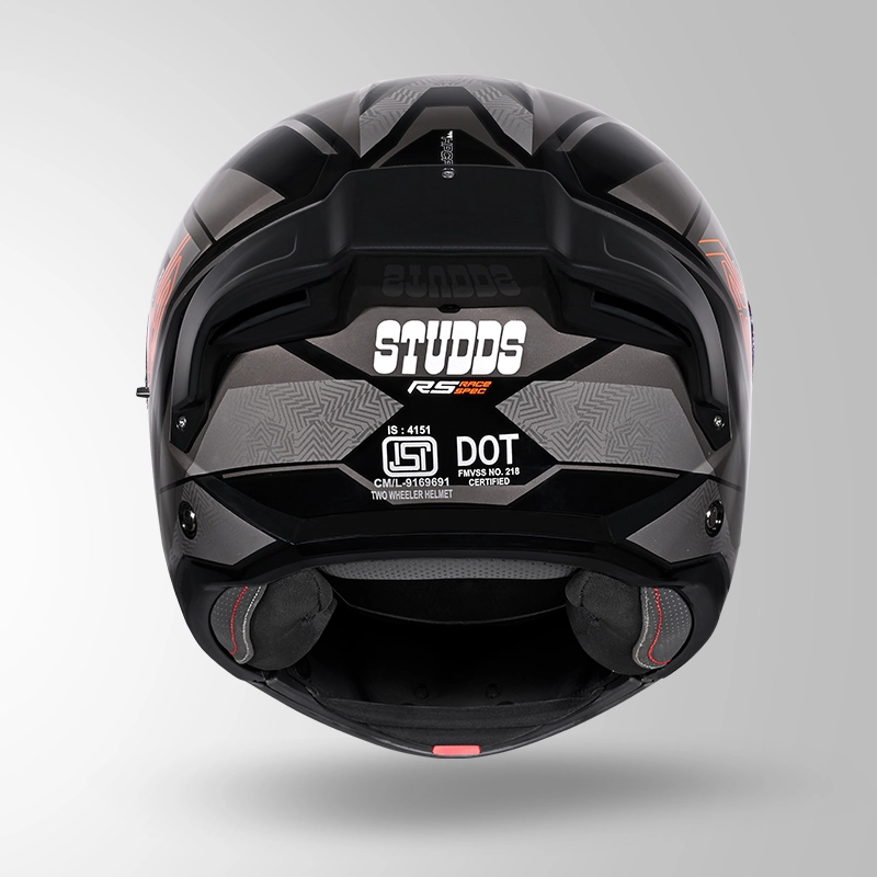 STUDDS TROOPER RACE D4 MATT BLACK/ORANGE N4 GREY L STUDDS TROOPER RACE D4 MATT BLACK/ORANGE N4 GREY L