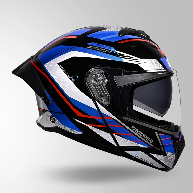 STUDDS TROOPER RACE D4 BLACK/RED N1 BLUE L STUDDS TROOPER RACE D4 BLACK/RED N1 BLUE L