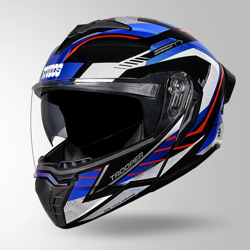 STUDDS TROOPER RACE D4 BLACK/RED N1 BLUE L STUDDS TROOPER RACE D4 BLACK/RED N1 BLUE L