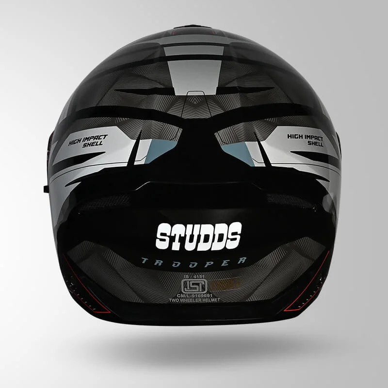 STUDDS TROOPER D2 BLACK N4 GREY D/V (XL) STUDDS TROOPER D2 BLACK N4 GREY D/V (XL)