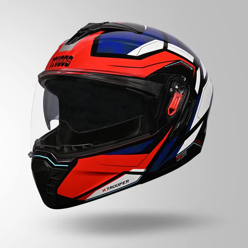 STUDDS TROOPER D2 BLACK/BLUE N6 WHITE D/V (L) STUDDS TROOPER D2 BLACK/BLUE N6 WHITE D/V (L)