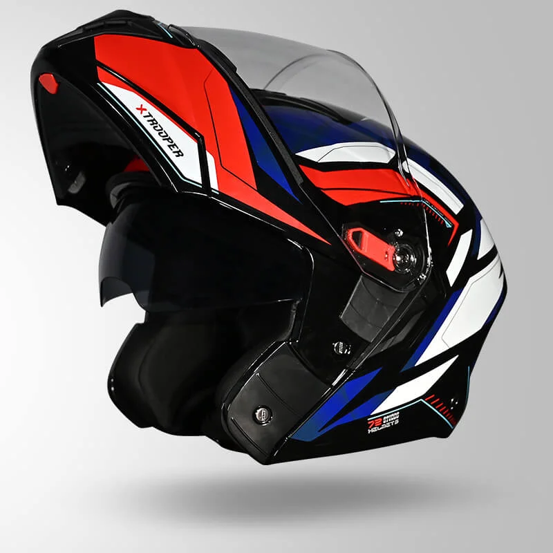 STUDDS TROOPER D2 BLACK/BLUE N6 WHITE D/V (M) STUDDS TROOPER D2 BLACK/BLUE N6 WHITE D/V (M)