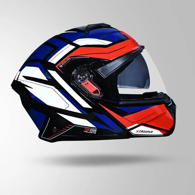 STUDDS TROOPER D2 BLACK/BLUE N6 WHITE D/V (L) STUDDS TROOPER D2 BLACK/BLUE N6 WHITE D/V (L)