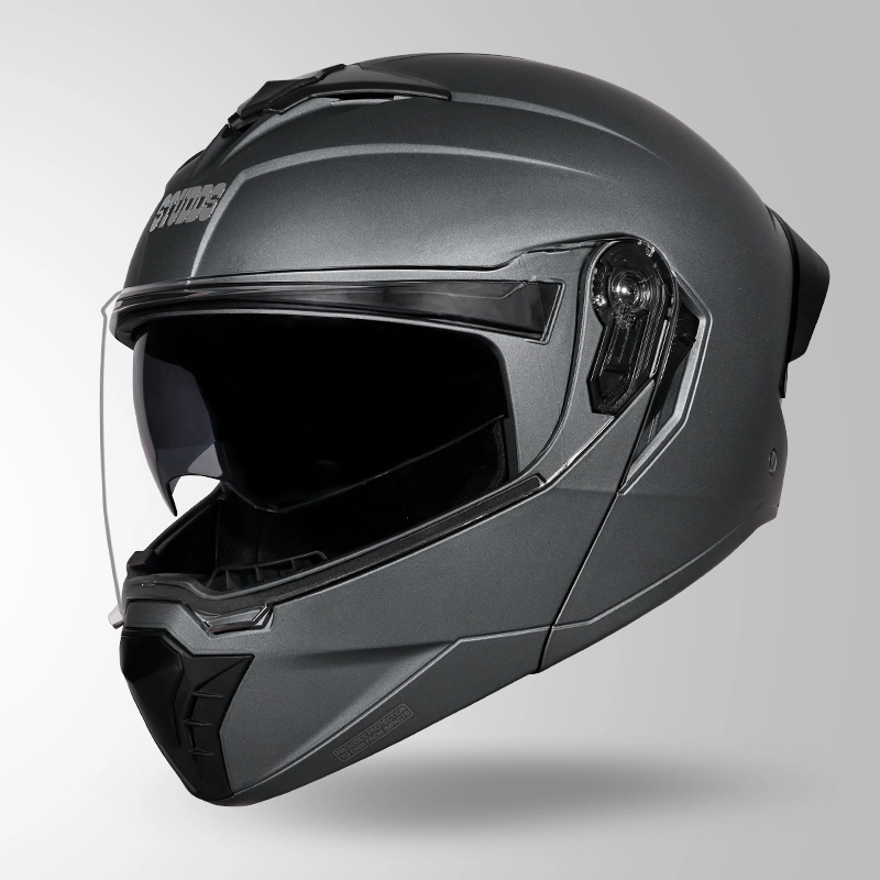 STUDDS TROOPER GUN GREY D/V (XL)