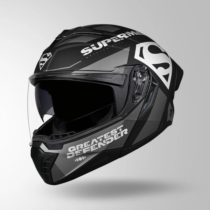 STUDDS TROOPER LEGACY SHIELD MATT BLACK N6 WHITE C/V L STUDDS TROOPER LEGACY SHIELD MATT BLACK N6 WHITE C/V L