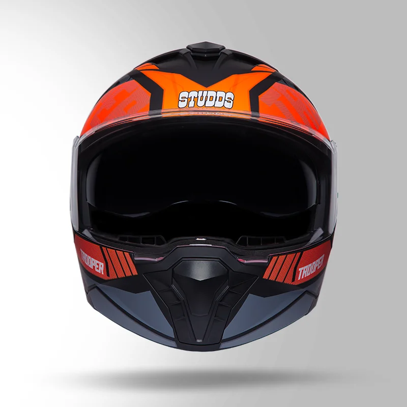 STUDDS TROOPER D1 MATT BLACK N8 PINK D/V (XL) STUDDS TROOPER D1 MATT BLACK N8 PINK D/V (XL)