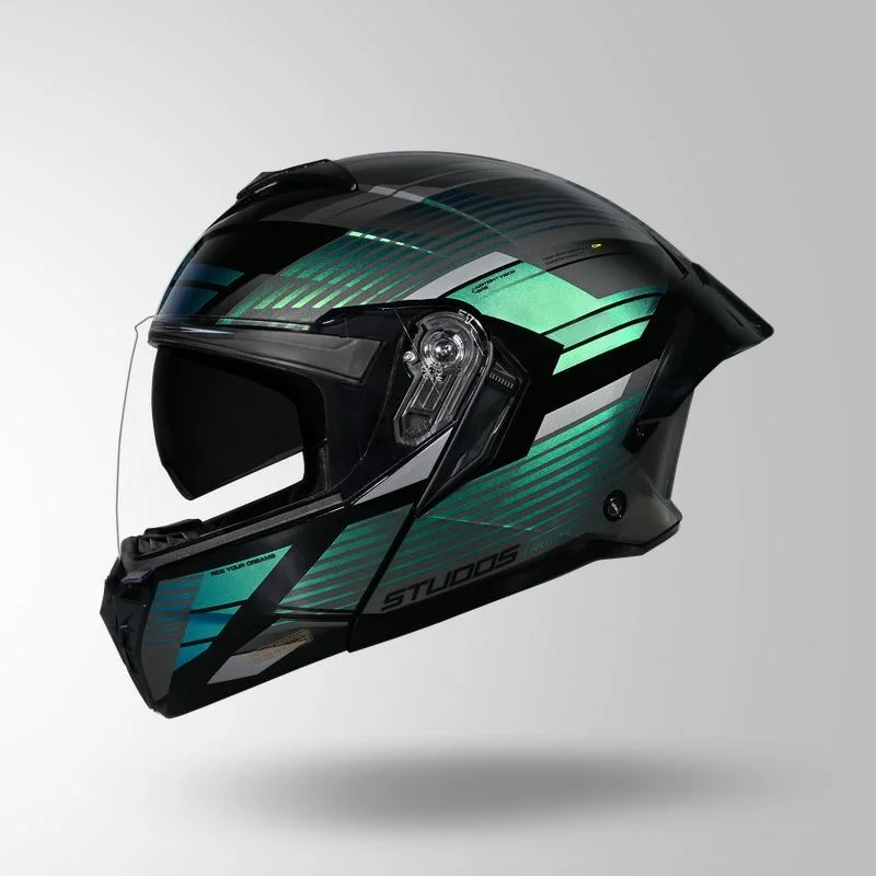 STUDDS TROOPER TRAIL BLACK GREY/CHAMELEON BLUE M STUDDS TROOPER TRAIL BLACK GREY/CHAMELEON BLUE M