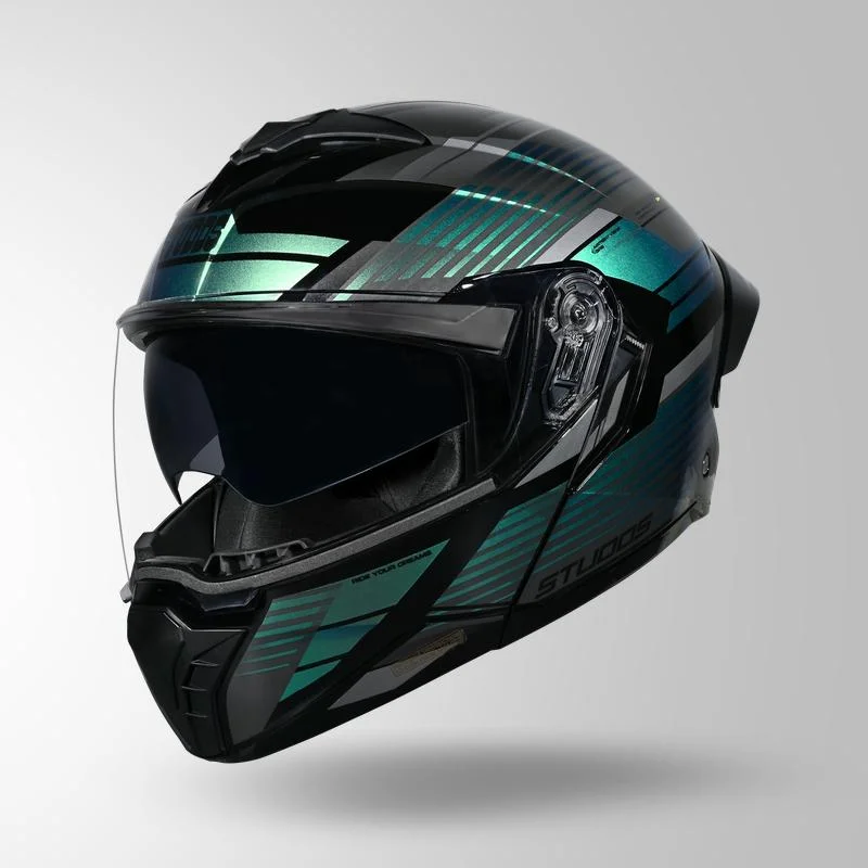 STUDDS TROOPER TRAIL BLACK GREY/CHAMELEON BLUE M STUDDS TROOPER TRAIL BLACK GREY/CHAMELEON BLUE M