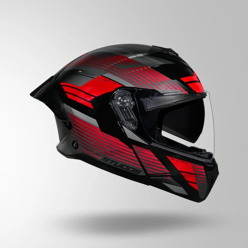 STUDDS TROOPER TRAIL BLACK GREY/RED M STUDDS TROOPER TRAIL BLACK GREY/RED M