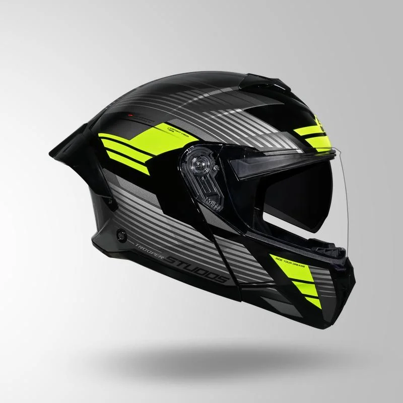 STUDDS TROOPER TRAIL BLACK GREY/FLUORESCENT YELLOW M STUDDS TROOPER TRAIL BLACK GREY/FLUORESCENT YELLOW M