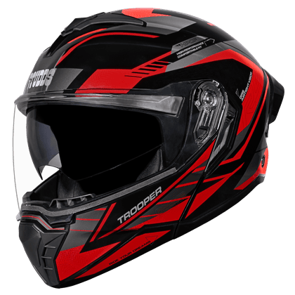 STUDDS TROOPER RACE D4 BLACK N2 RED L