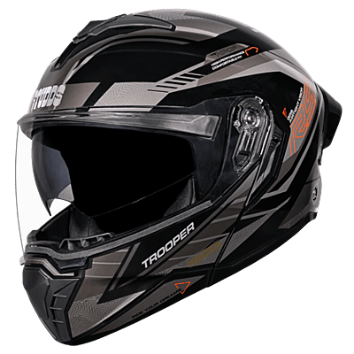 STUDDS TROOPER RACE D4 BLACK/ORANGE N4 GREY XL