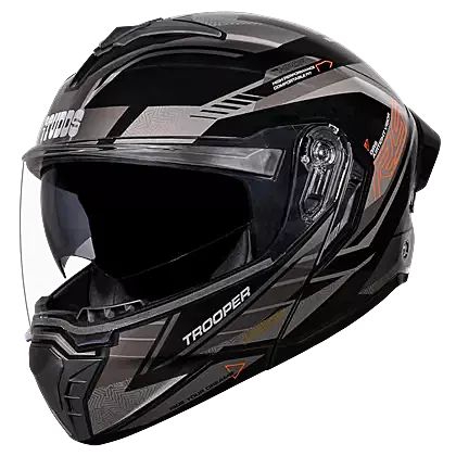 STUDDS TROOPER RACE D4 BLACK/ORANGE N4 GREY M