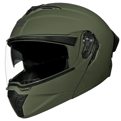 STUDDS TROOPER MILITARY GREEN DUAL VISOR T/V (M) STUDDS TROOPER MILITARY GREEN DUAL VISOR T/V (M)