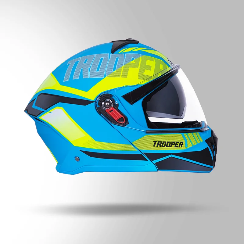 STUDDS TROOPER D1 MATT YELLOW N1 BLUE D/V (L)