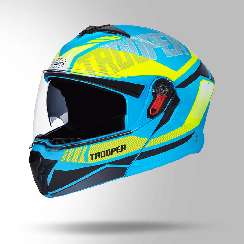 STUDDS TROOPER D1 MATT YELLOW N1 BLUE D/V (L)