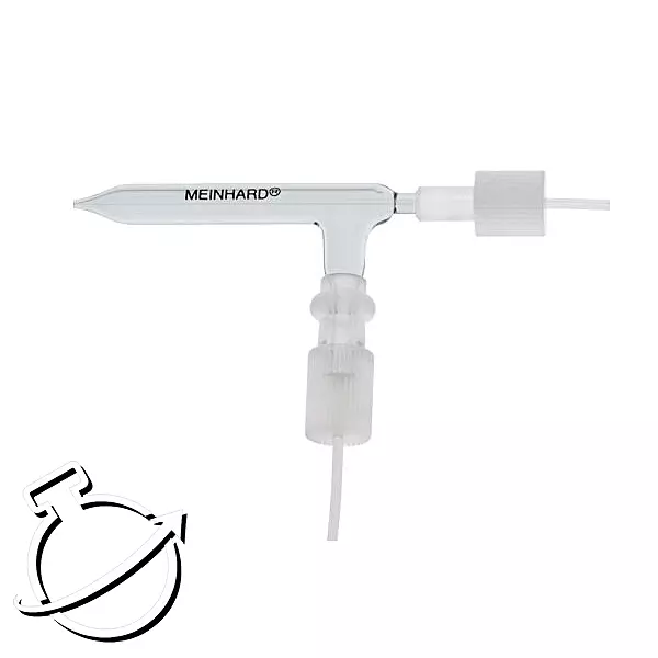 Plus Series K-Type Low Flow Glass Nebulizer - 1 mL