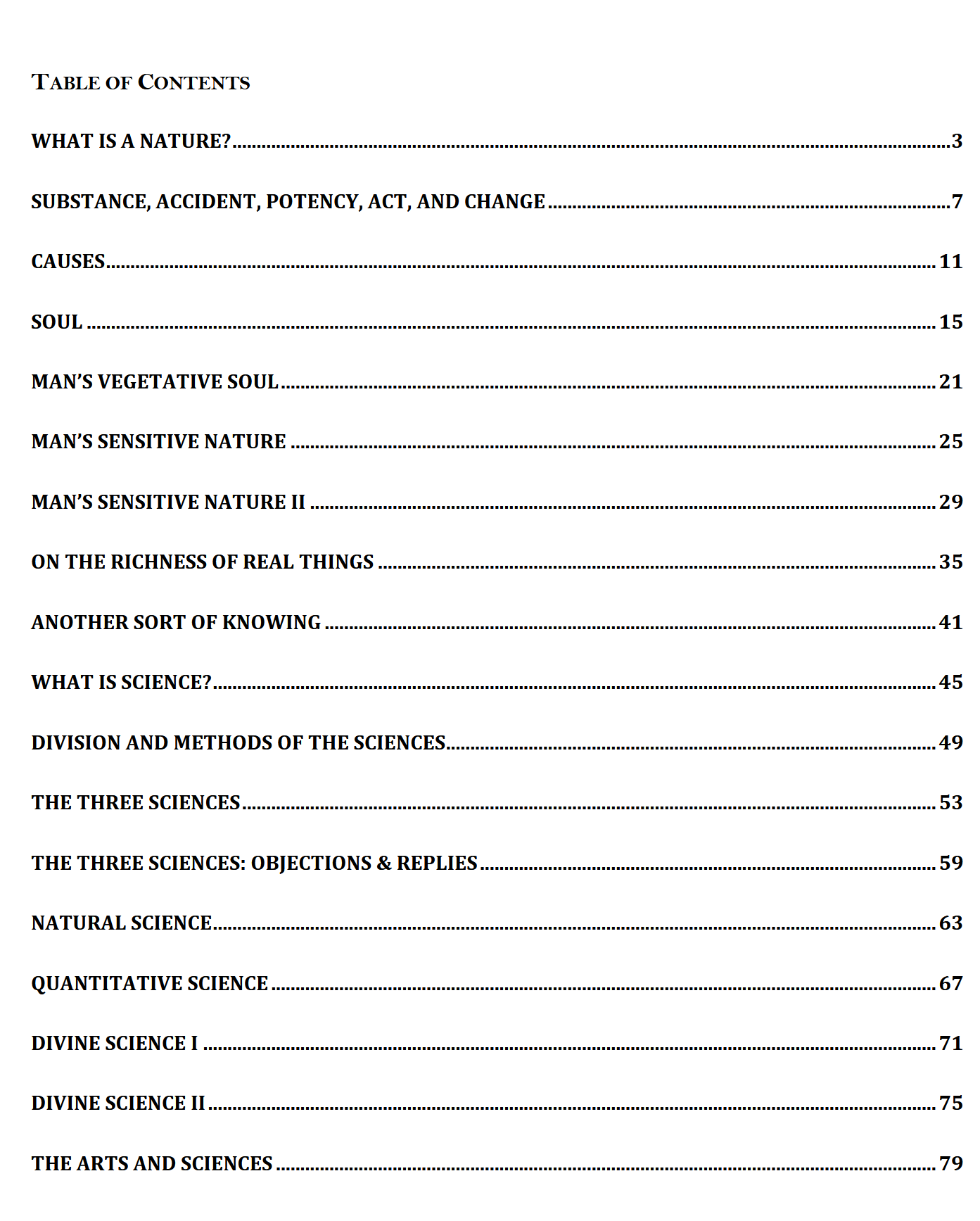 Nature, Man, & Science Workbook: Trivium Studies 3 Nature, Man, & Science Workbook: Trivium Studies 3