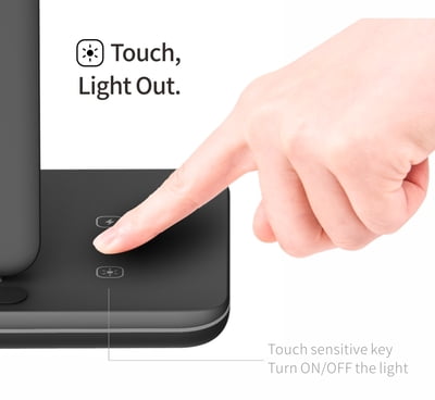 3 in 1 Premium wireless charging stand with LED Light for iPhone, AirPods and Apple Watch
