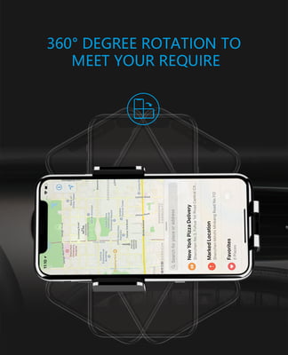 Fast wireless car charger for mobiles with sensor to open and close