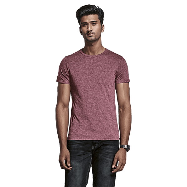 Melange Crew Neck T-Shirt Mens