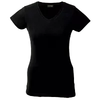 170g Slim Fit V-Neck T-Shirt Ladies