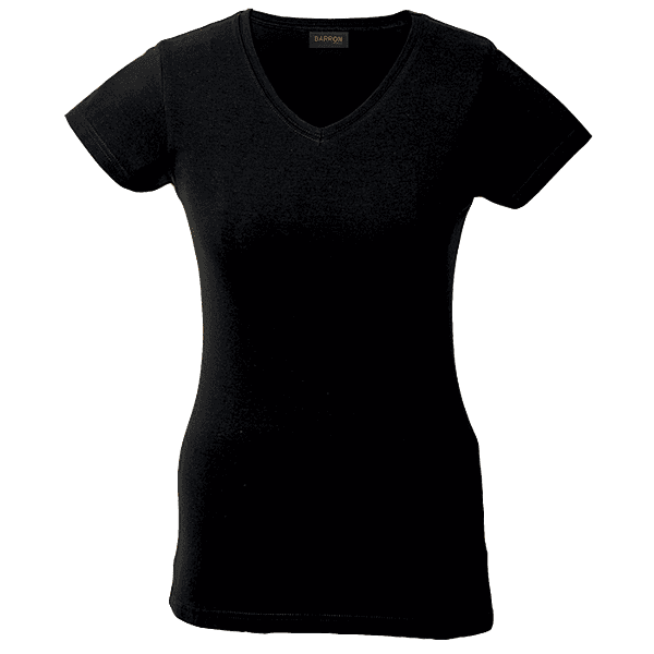 170g Slim Fit V-Neck T-Shirt Ladies