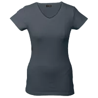 170g Slim Fit V-Neck T-Shirt Ladies
