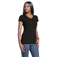 170g Slim Fit V-Neck T-Shirt Ladies