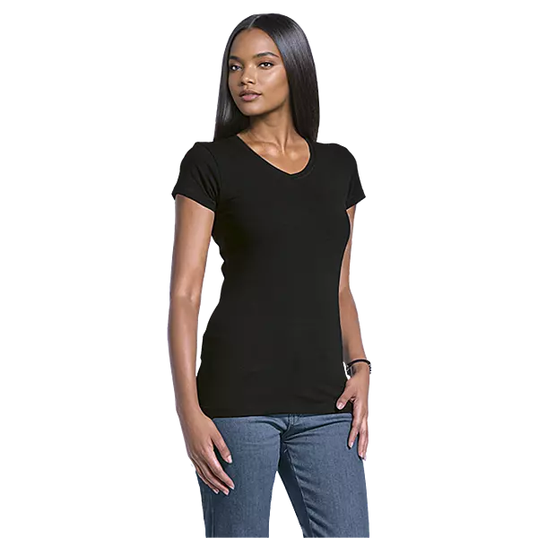 170g Slim Fit V-Neck T-Shirt Ladies