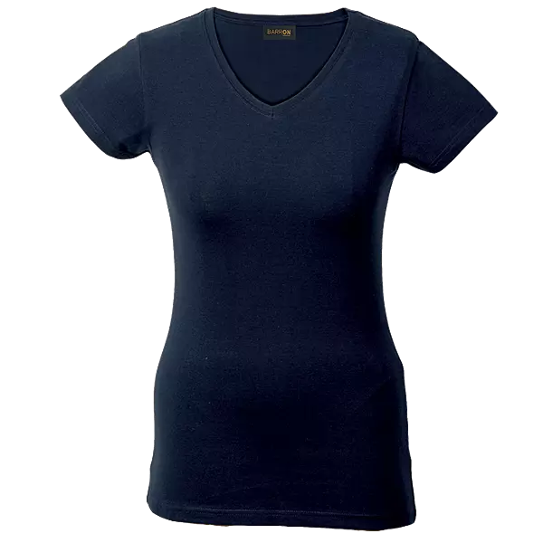 170g Slim Fit V-Neck T-Shirt Ladies