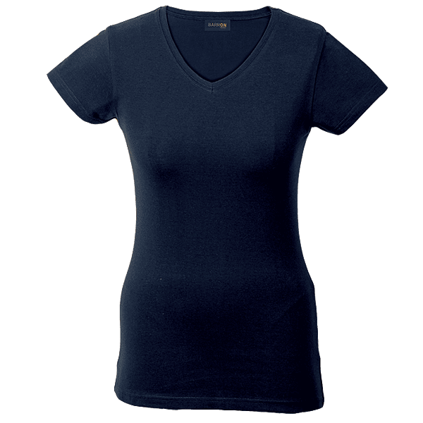 170g Slim Fit V-Neck T-Shirt Ladies