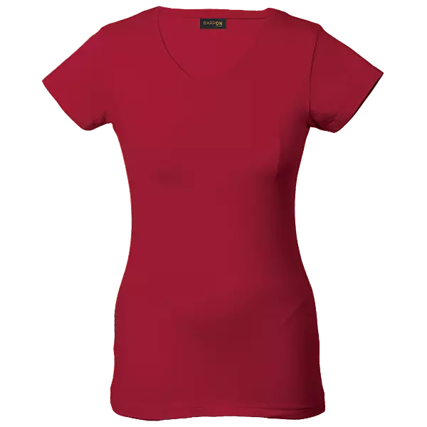 170g Slim Fit V-Neck T-Shirt Ladies