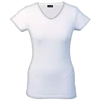 170g Slim Fit V-Neck T-Shirt Ladies