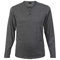 145g Henley Long Sleeve T-Shirt Mens