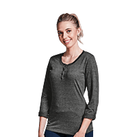 145g Henley Long Sleeve T-Shirt Ladies