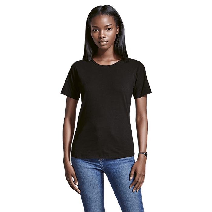 Organic Cotton Crew Neck T-Shirt Ladies