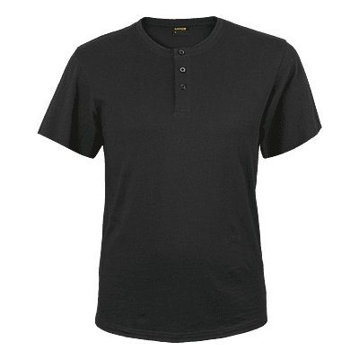 Henley Short Sleeve T-Shirt Mens
