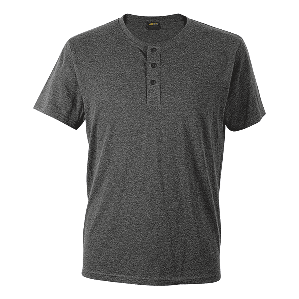 Henley Short Sleeve T-Shirt Mens