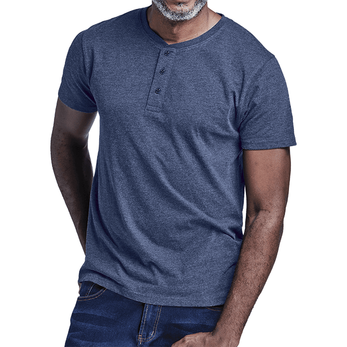Henley Short Sleeve T-Shirt Mens