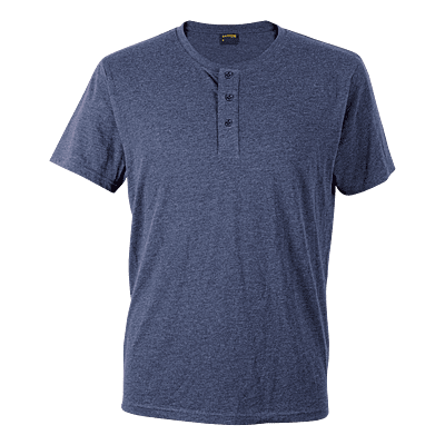 Henley Short Sleeve T-Shirt Mens