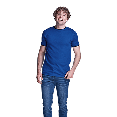 175g Ringer T-Shirt Polyester Eyelet