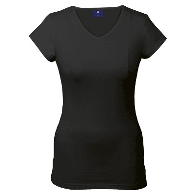 170g Essential V-Neck Slim Fit Ladies