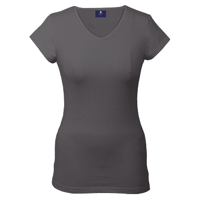 170g Essential V-Neck Slim Fit Ladies