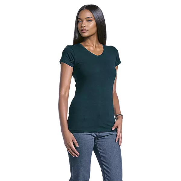 170g Essential V-Neck Slim Fit Ladies