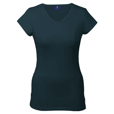 170g Essential V-Neck Slim Fit Ladies