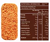 Tangy Tomateno (Spanish Style) Puffed Brown Rice Bar