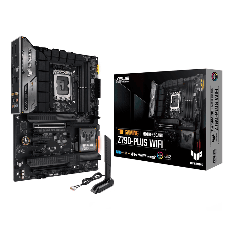 Asus TUF Gaming Z790-Plus Wi-Fi ATX Motherboard - Intel LGA1700, DDR5, PCIe 5.0. Wi-Fi 6E