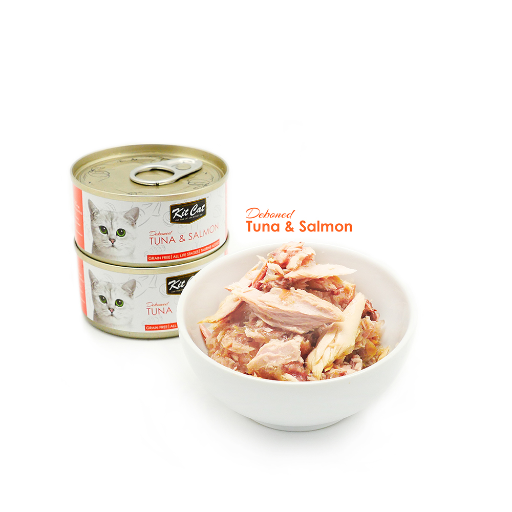 Kit Cat Tuna-&-Salmon 80G(Wet Food) Kit Cat Tuna-&-Salmon 80G(Wet Food)