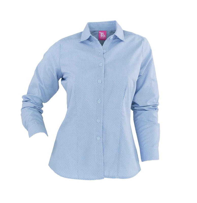 T2142 CAMISA DAMA ML BIBO TÚNEZ